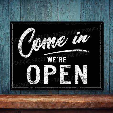 Tables are open. Come on in and .